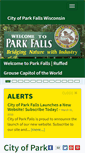 Mobile Screenshot of cityofparkfalls.com